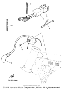 YZ125K Электрика