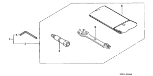 XR400R Инструмент