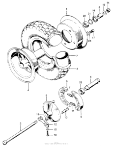 QA50 Переднее колесо