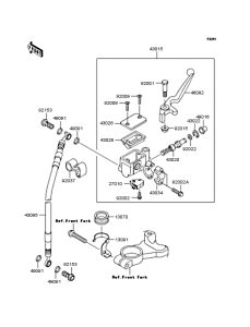 KL110 Главный тормозной цилиндр