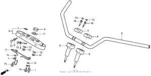 VT1100C2 Vt1100c2handlebar