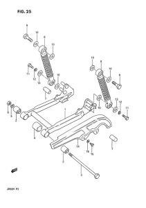 JR50 Маятник задний