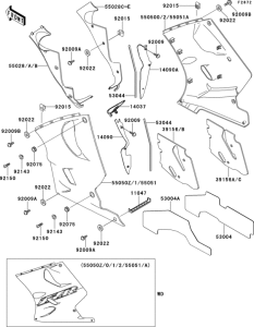 ZX1100 Cowling lowers(1 / 5)