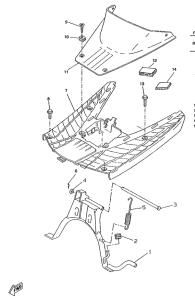 CW50RS Stand. footrest