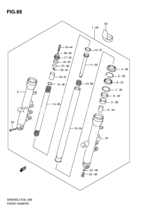 SV650 (ABS) Передняя вилка