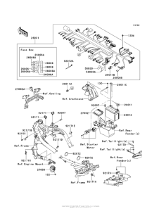 KLE650 Электрика