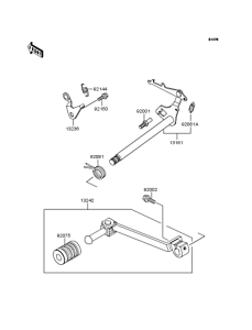 KMX50 Механизм переключения передач
