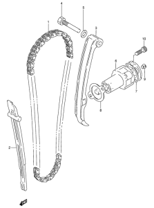 GN250 Держатель направляющей