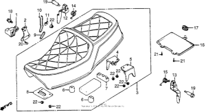 CM400 Сиденье