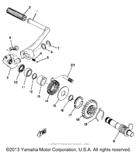 MX125B Кик стартер
