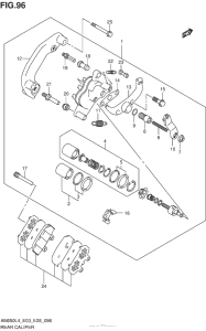 AN650Z Задний суппорт