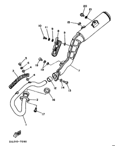 TW125 Выхлопная система