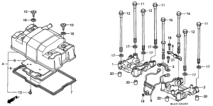 CB450S Крышка головки цилиндров