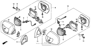 GL1800 Turn signal + mirror