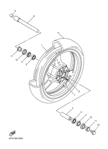 YZF-R1 Переднее колесо