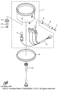 XVS650A Приборы