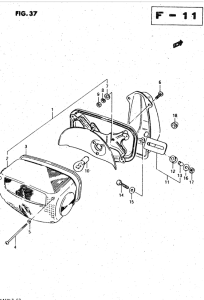 GS450 Задний комбинированный сигнал