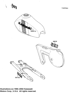 KX125 Наклейки