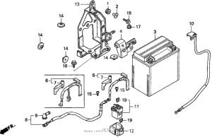 ST1100 Аккумулятор