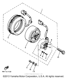 XJ650LJ Генератор