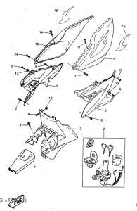YQ50 Боковые обтекатели