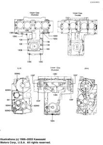 KZ1100 Crankcase bolt & stud pattern