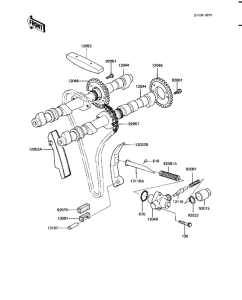  Camshafts / chain / tensioner