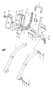 VS1400 Ручка пассажира