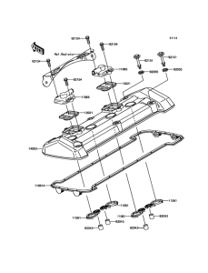 ZR800 Крышка головки цилиндров