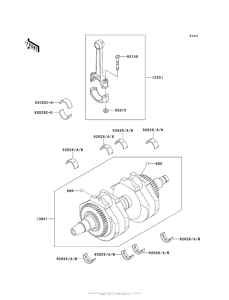 EJ800 Коленвал