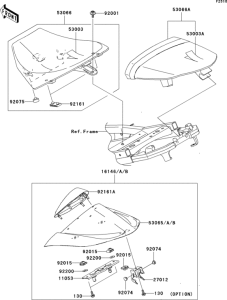 ZX1000 Сиденье