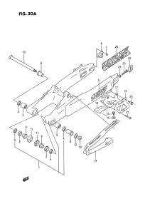 RM125 Маятник задний
