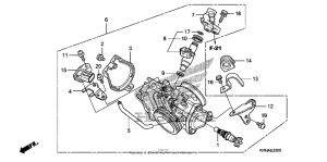  Корпус Дросселя