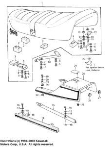 KZ1000 Seat / seat cover