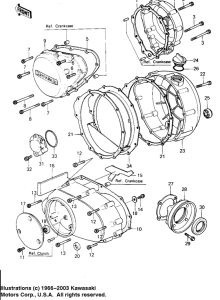  Крышки двигателя