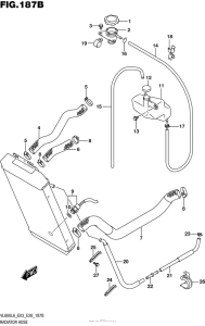 VL800T Radiator Hose (Vl800L6 E28)