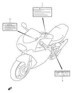 RGV250 Наклейки