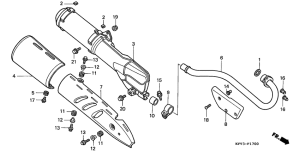 CLR125 Глушитель