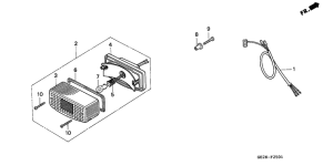 NSR50S Taillight unit ass`y