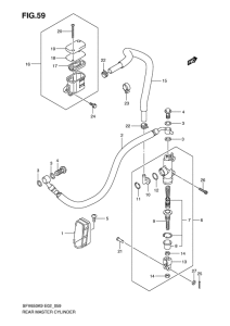 SFV650 (ABS) Задний тормозной цилиндр