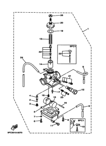 RZ50 Tobera  carburador