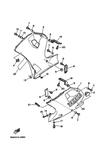 TZ50 Капот двигателя и топливо
