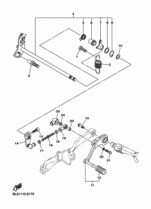 XVS950XR-A (ABS) シフトシヤフト
