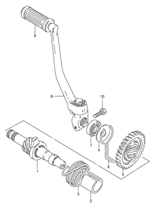 DS80 Ножной стартер