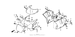 NSR50R Обтекатель