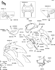 ZX600 Обтекатели