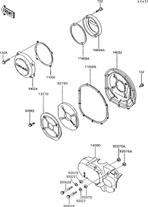 ZG1200 Крышки двигателя