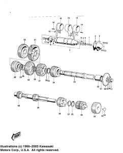 KD80 Transmission / change drum