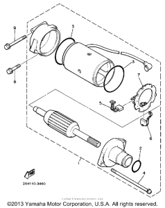 XVZ13DSC Стартер