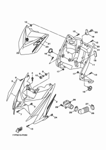 XC125SR レツグシールド